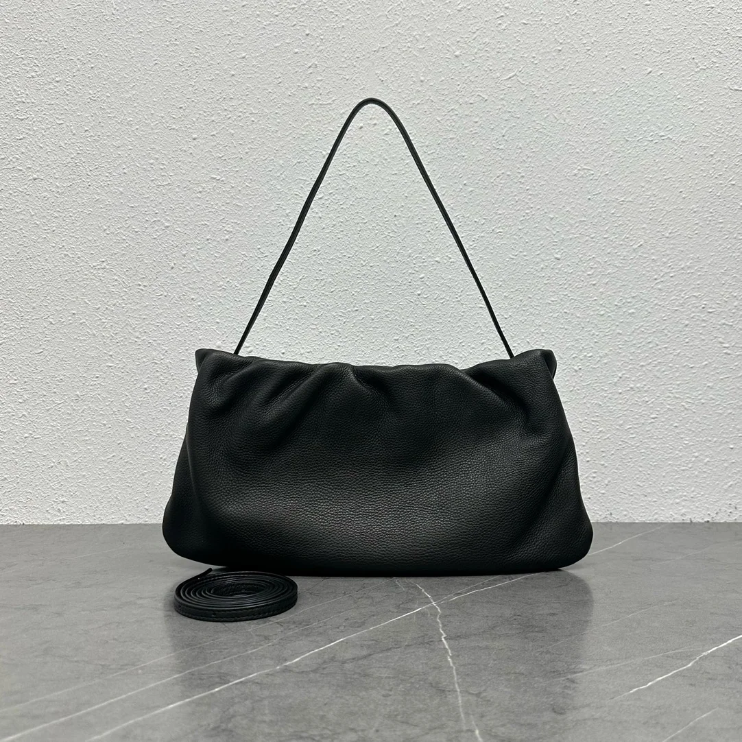 더로우 보우르즈 XL 클라우드 소가죽 숄더백 TR-065