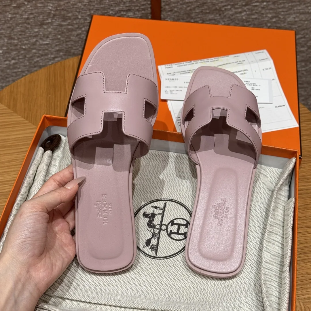 에르메스 오란 램스킨 슬리퍼 상세 이미지 5