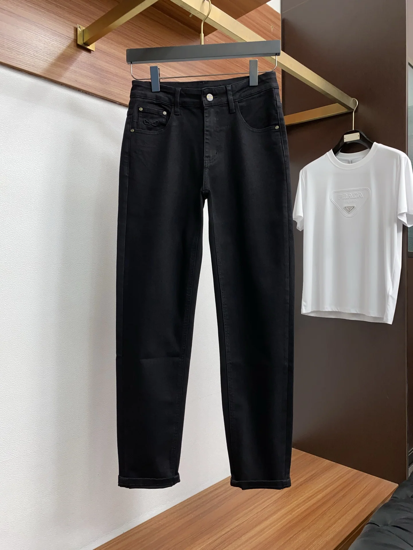 펜디 남성 데님 바지 상세 이미지 2