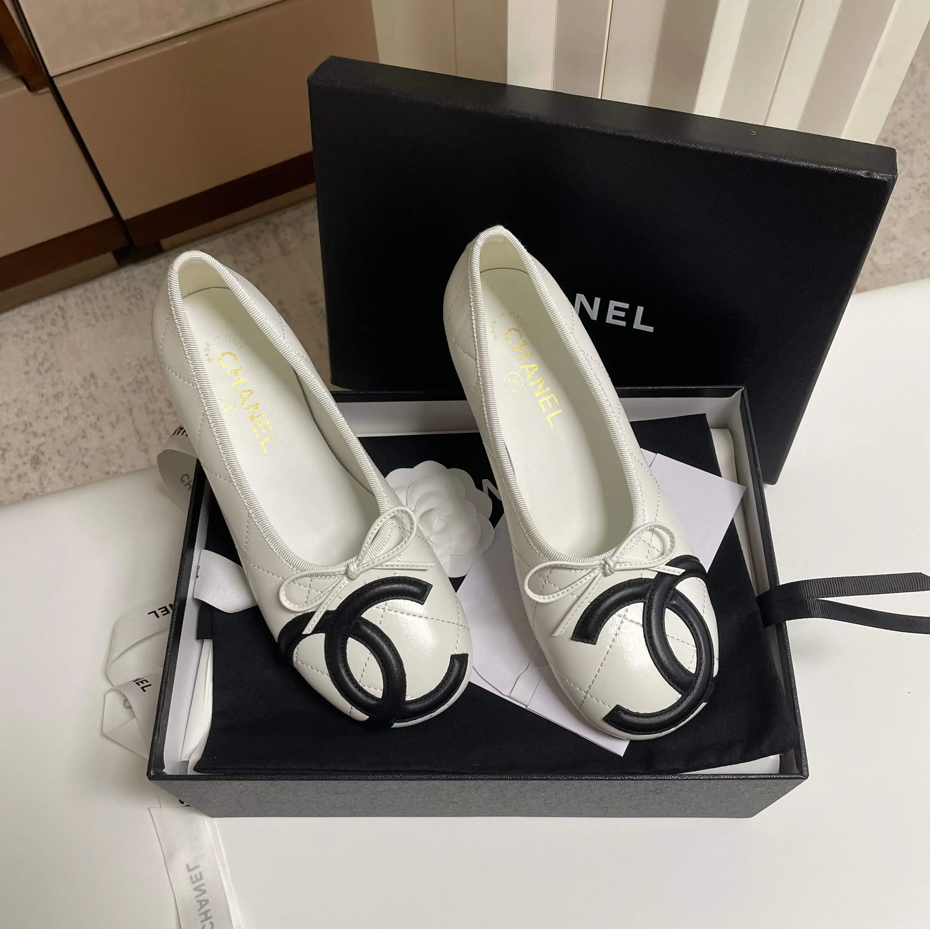 샤넬 코코 비치 메리제인 발레리나 슈즈 상세 이미지 2
