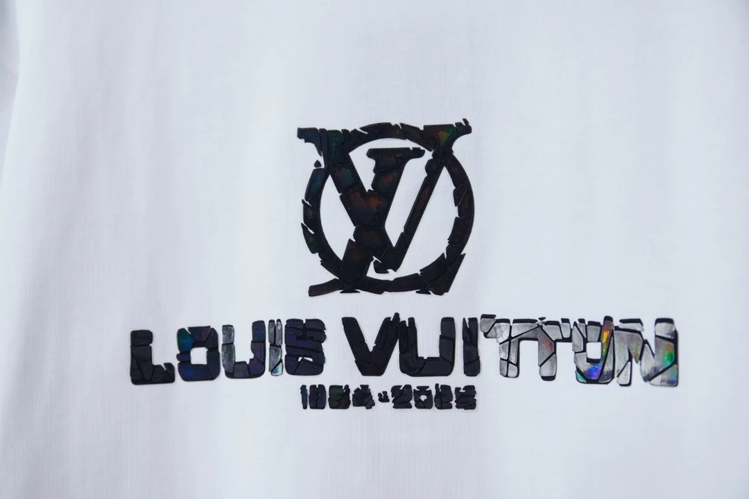 루이비통 LV 레터 남여공용 반팔 티셔츠 상세 이미지 4