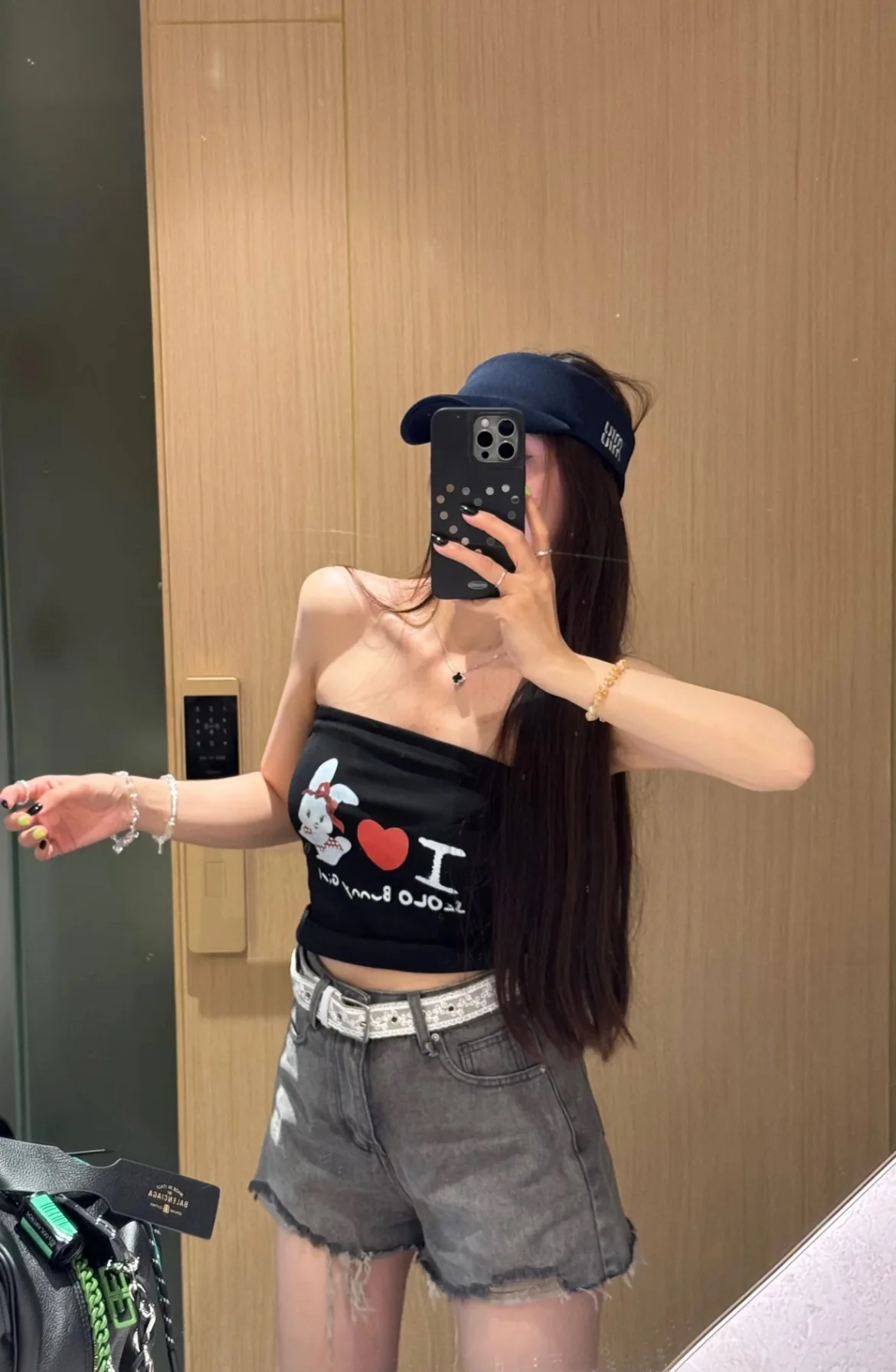 미우미우 바이저 모자 상세 이미지 8