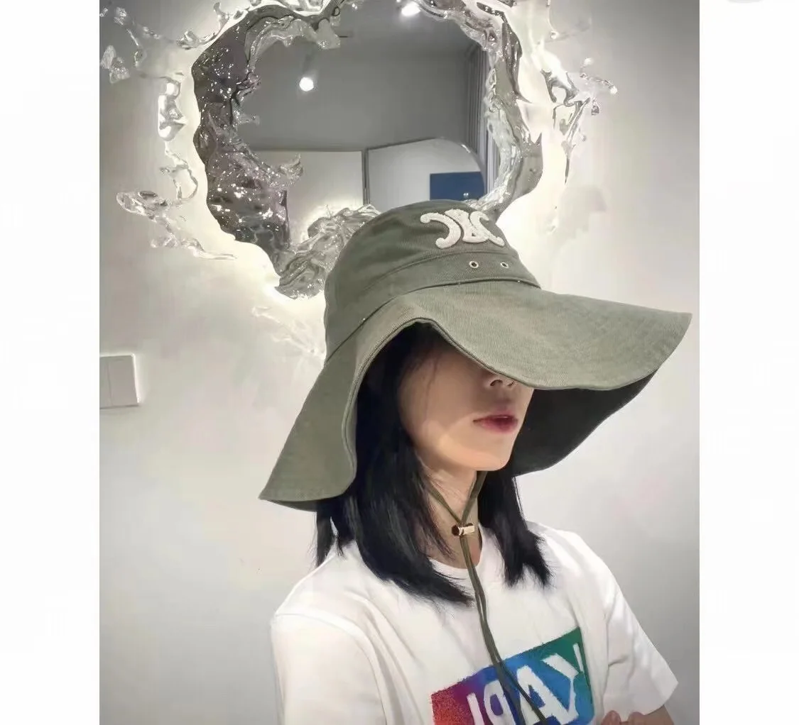 셀린느 챙 넓은 버킷 햇 모자 상세 이미지 4