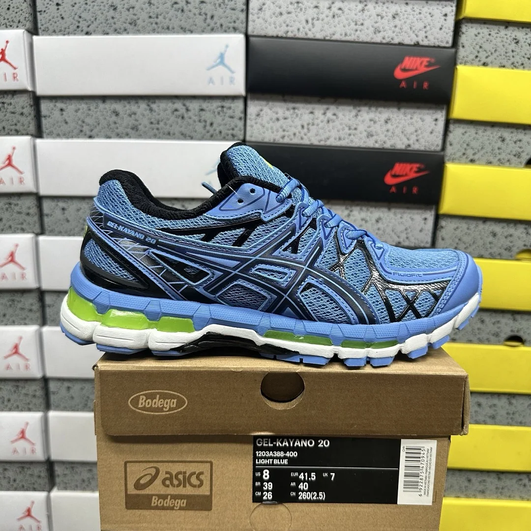 아식스 [KO] 젤 카야노 20 1203A388-400 200434 Asics Gel-Kayano 20 Blue Neptune Black