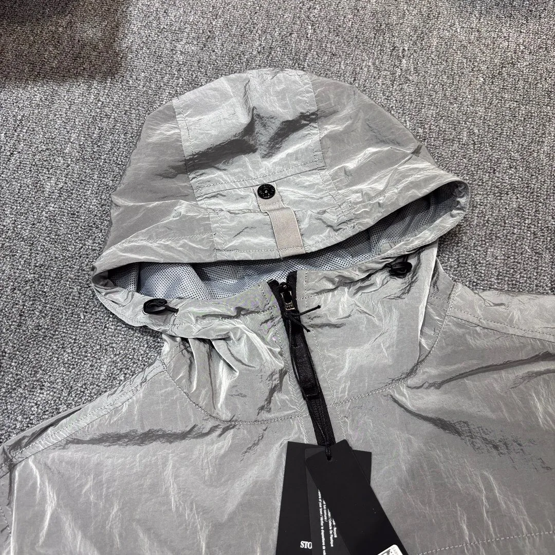 스톤아일랜드 메탈릭 나일론 후드 자켓 M~2XL 상세 이미지 3