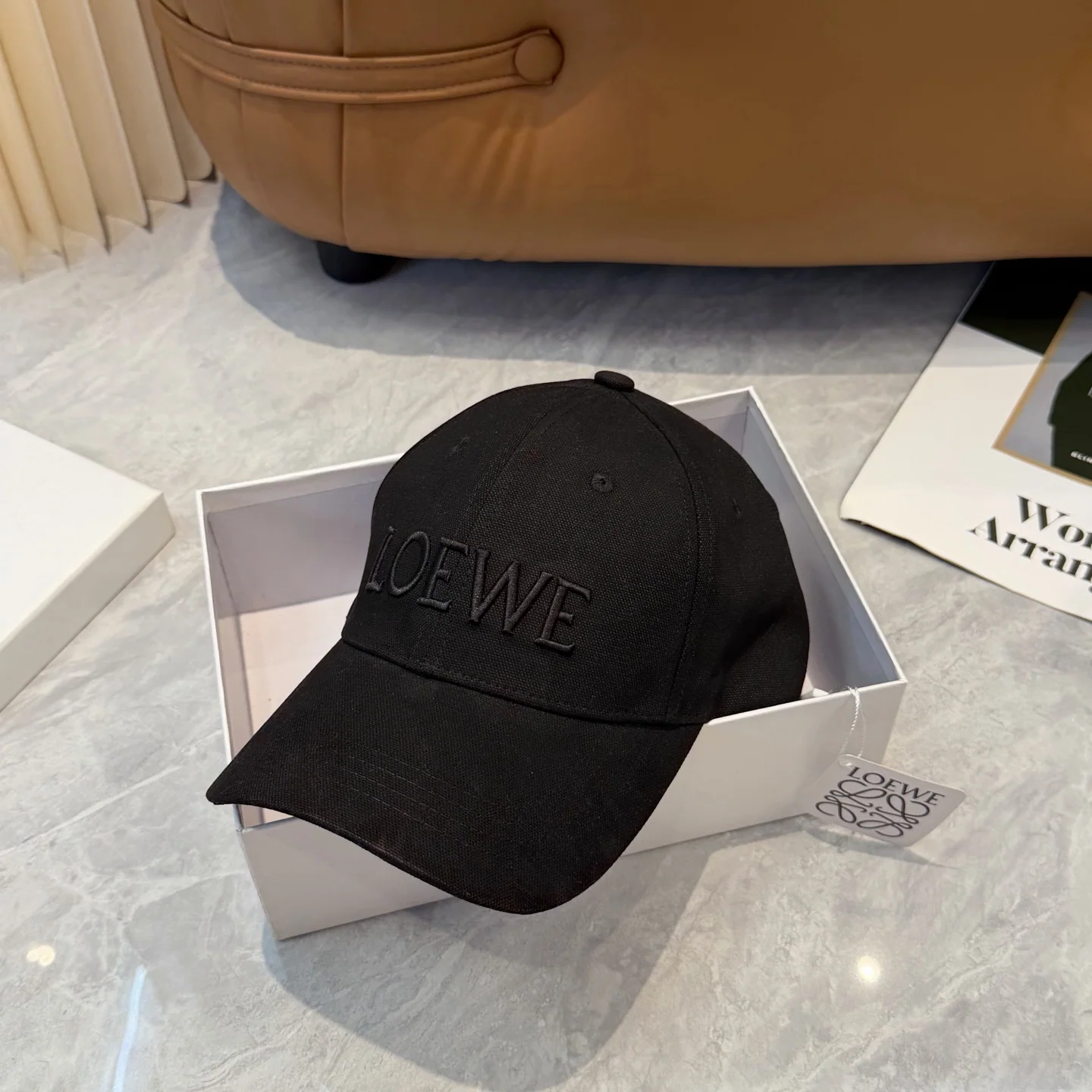 로에베 자수 베이스볼 캡 상세 이미지 8