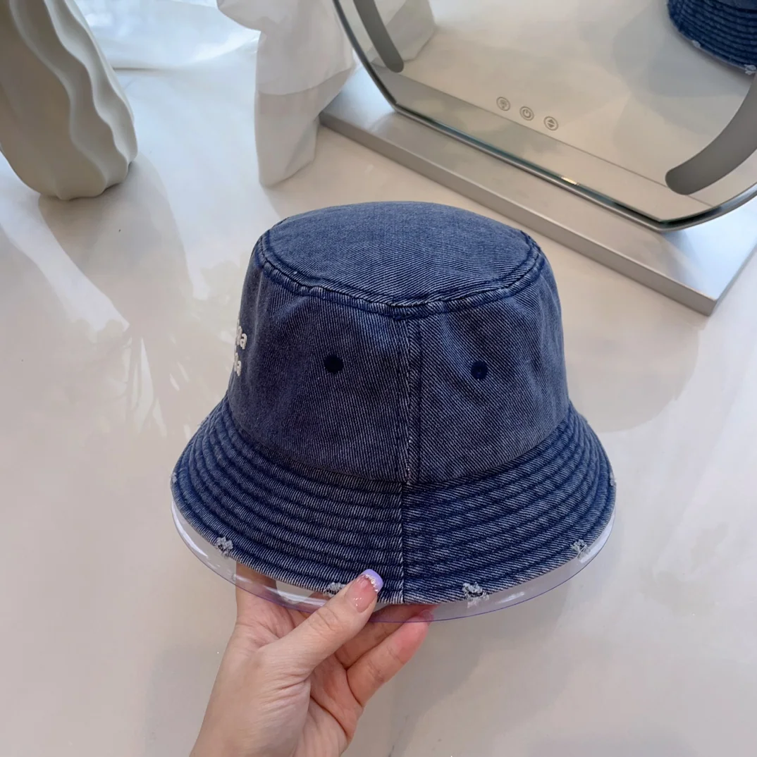발렌시아가 워시드 데님 버킷 햇 상세 이미지 4