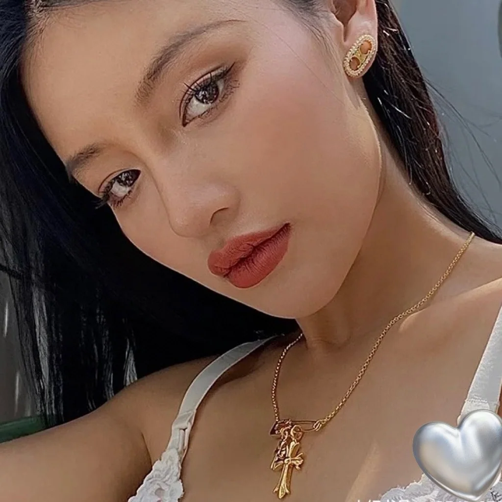 크롬하츠 크로스 더블 펜던트 목걸이 상세 이미지 5