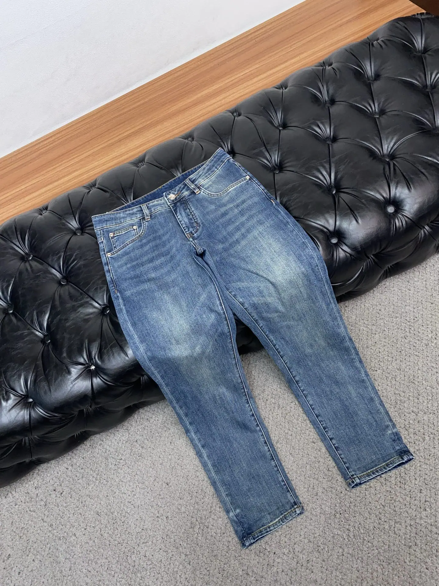 구찌 커스텀 데님 남성 바지 상세 이미지 6