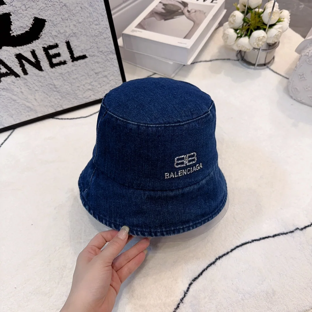 발렌시아가 데님 피셔맨 모자 상세 이미지 4
