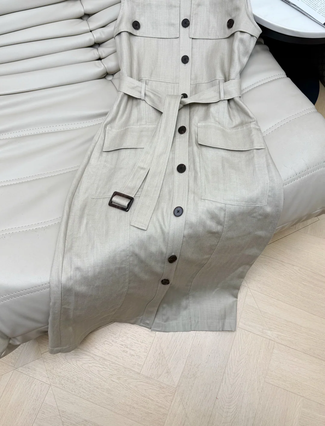 브루넬로쿠치넬리 린넨 벨트 원피스 상세 이미지 7