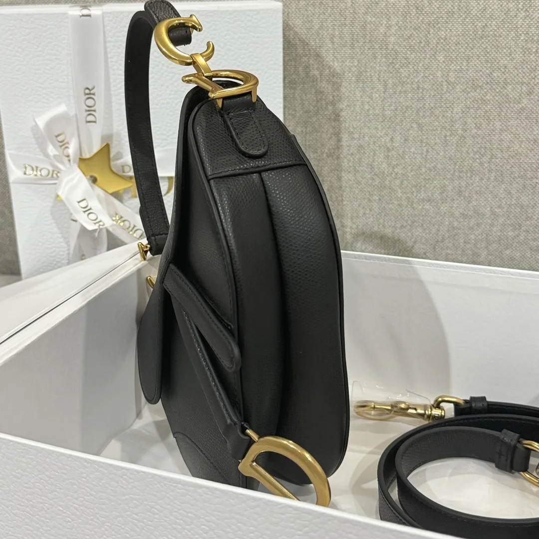 디올 안장 사이즈 손바닥 무늬 블랙 가방 상세 이미지 9