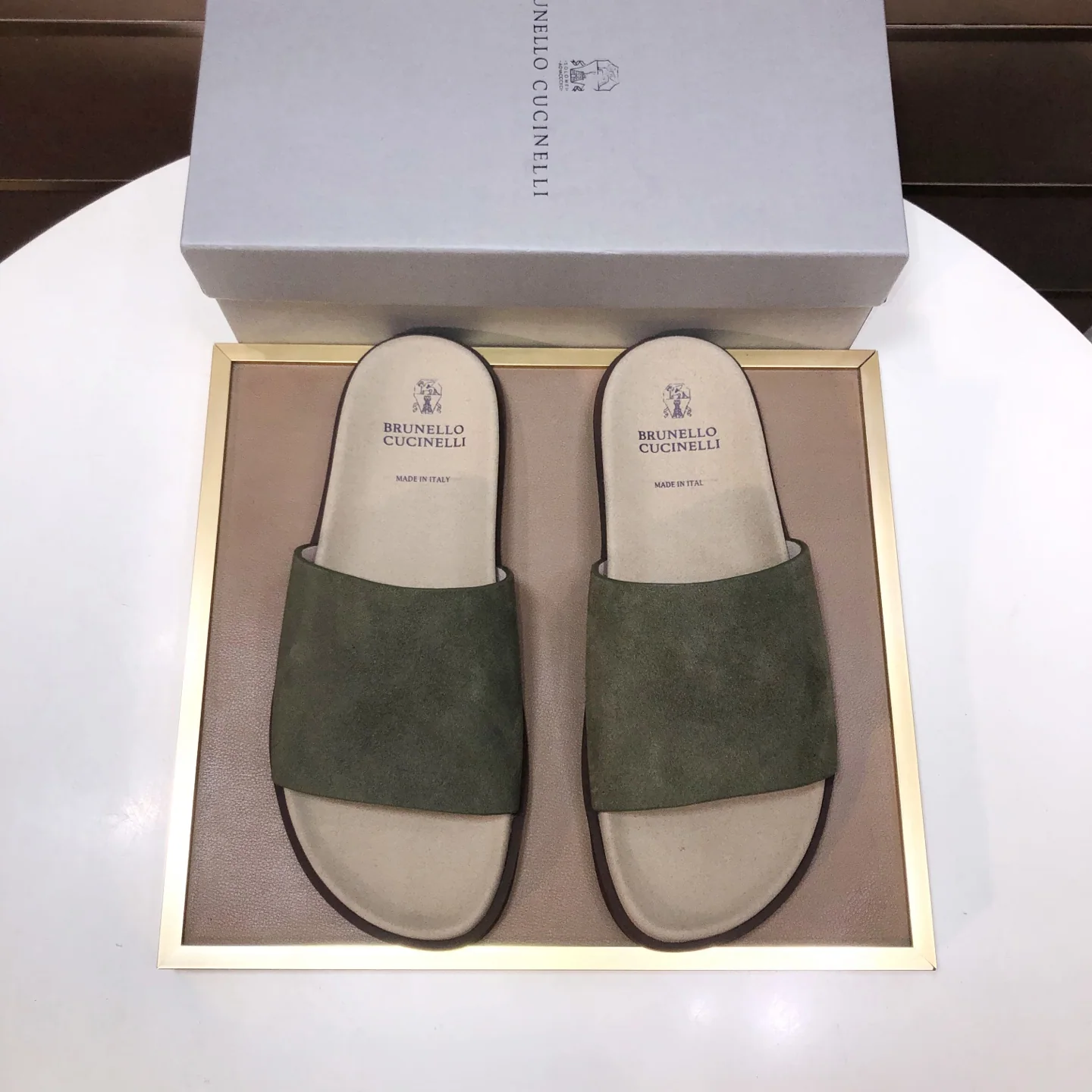 브루넬로쿠치넬리 여름 메시 슬리퍼 상세 이미지 1