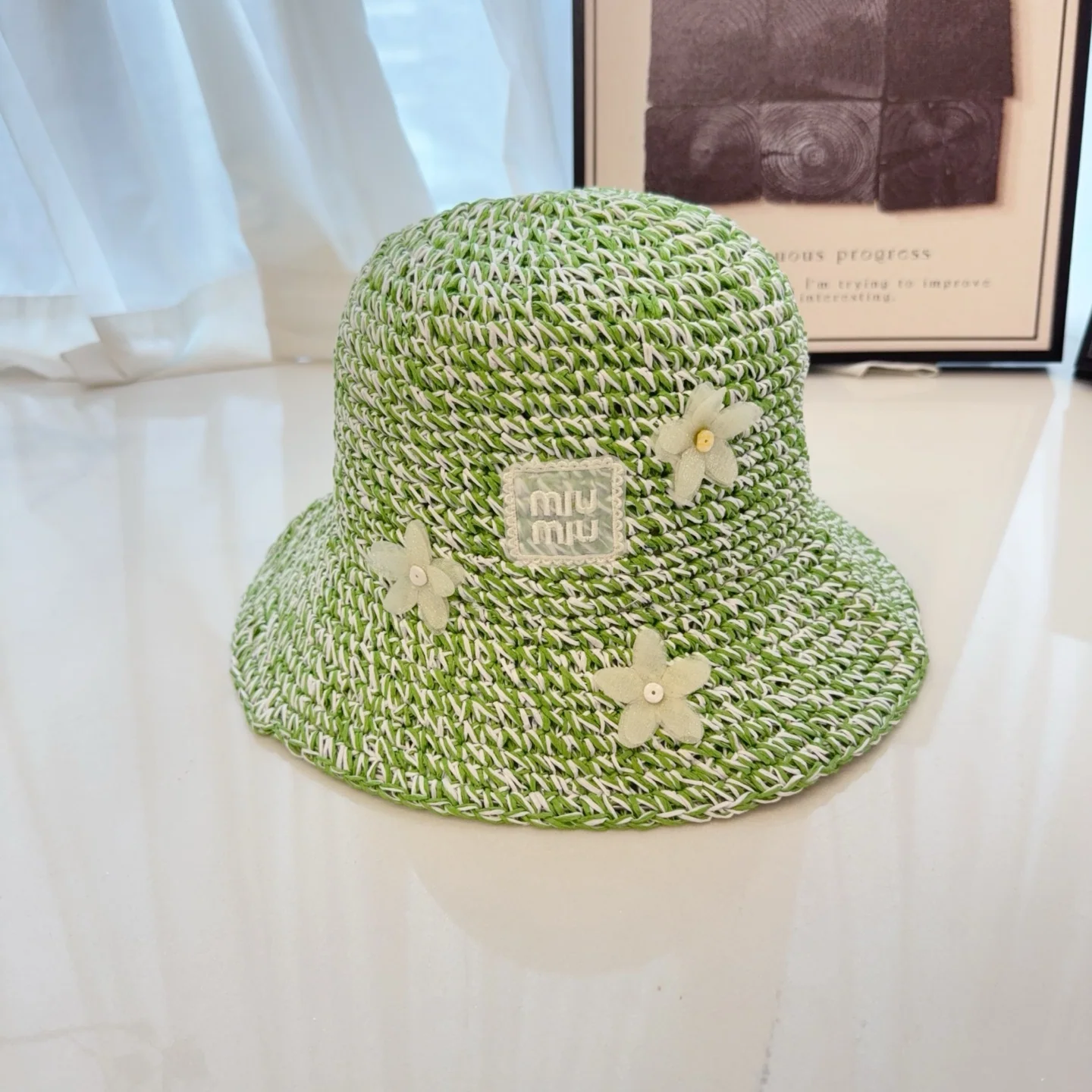 미우미우 모자 80948 Miu Miu Cap 상세 이미지 1