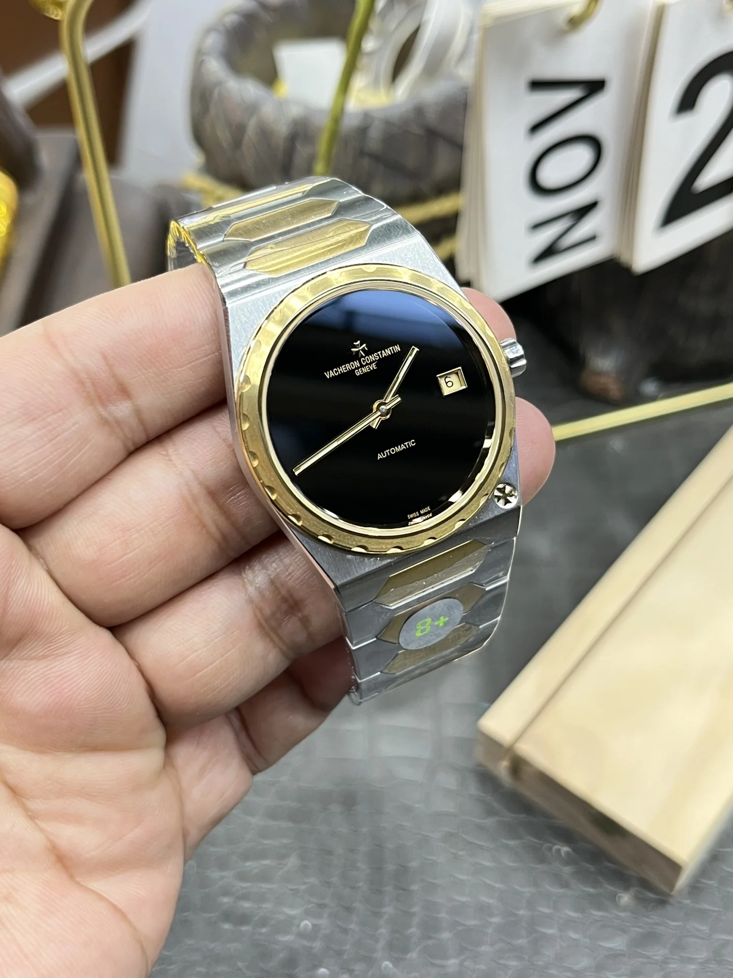 바쉐론콘스탄틴 바쉐론 콘스탄틴 히스토릭 222 2 핸즈 자동 8+ 공장 레플리카 43588 Vacheron Constantin 상세 이미지 4