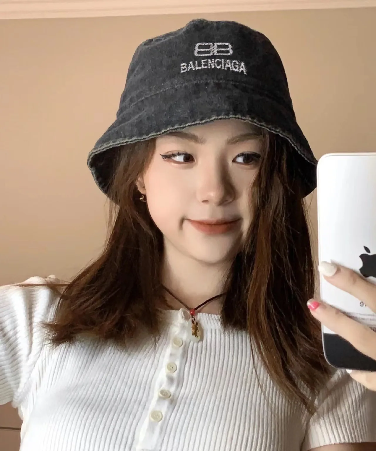 발렌시아가 데님 피셔맨햇 모자 상세 이미지 2