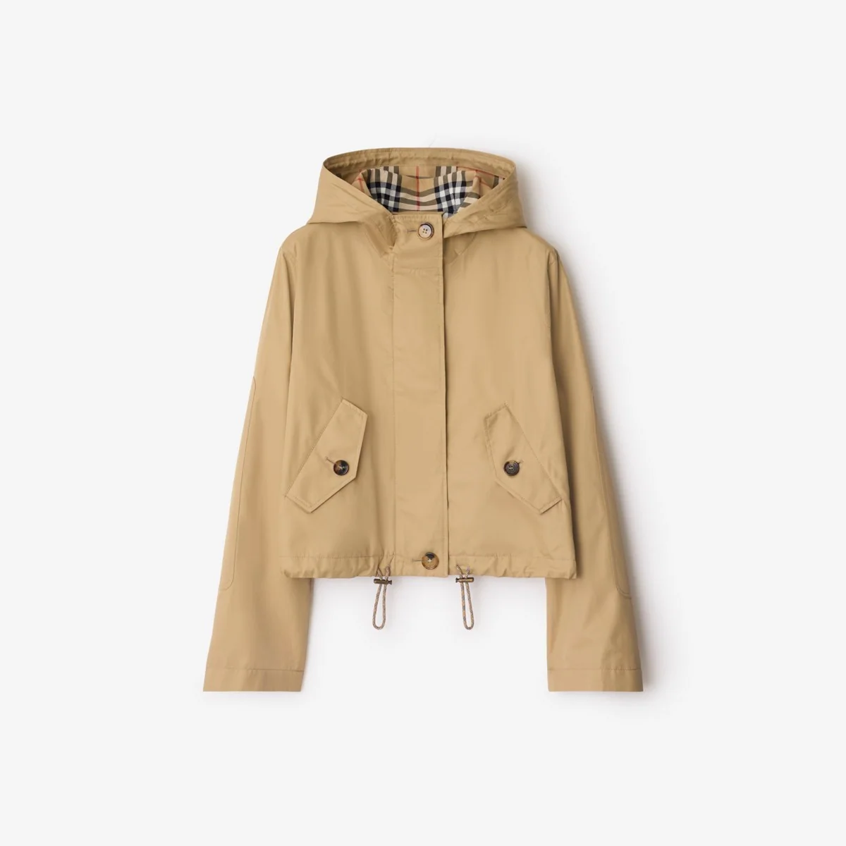 버버리 코튼 개버딘 여성 자켓 상세 이미지 1