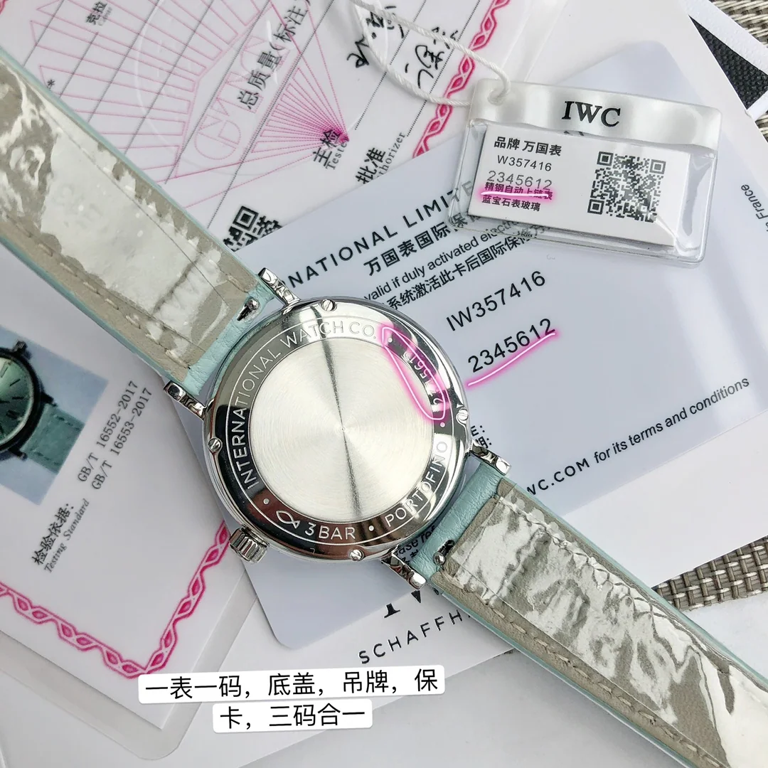 IWC 포트피노 라이트블루 다이얼 여성 시계 상세 이미지 8