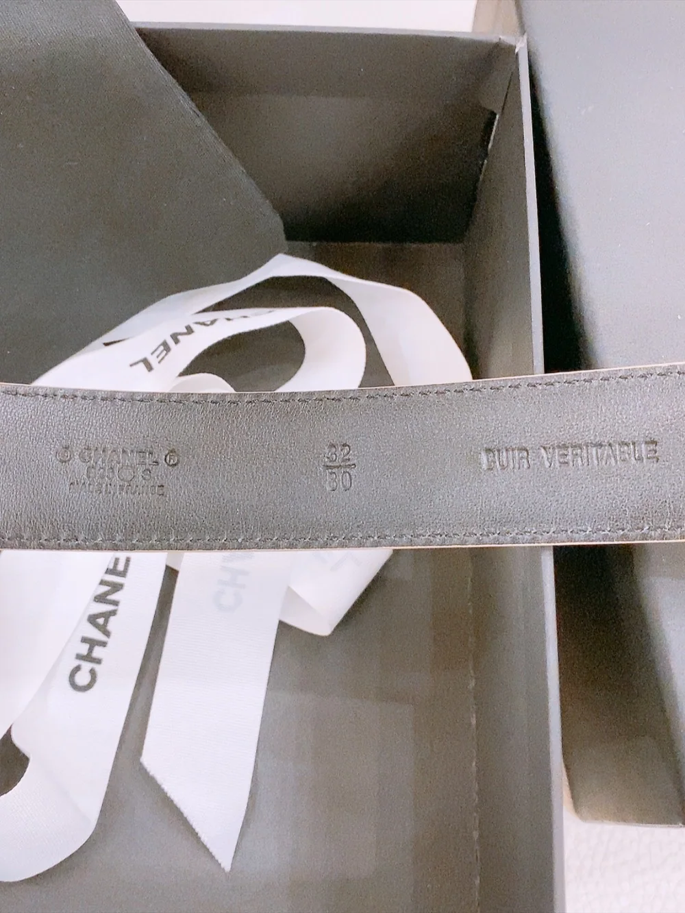 샤넬 램스킨 골드 더블 C 벨트 상세 이미지 5