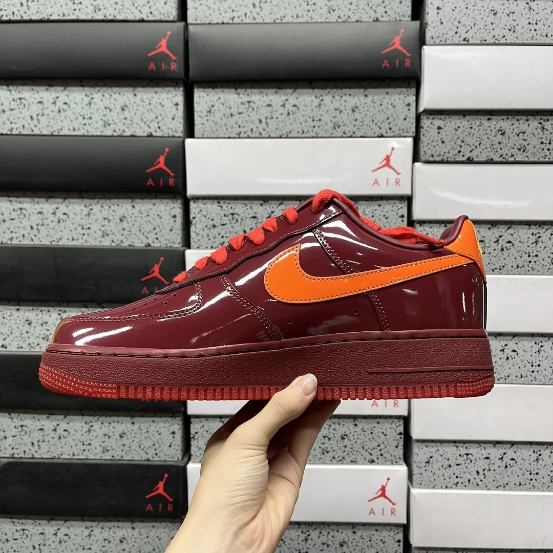 나이키 [GX] 에어 포스 1 로우 IO4489-601 202029 Nike Air Force 1 Low Patent Leather Dark 상세 이미지 7