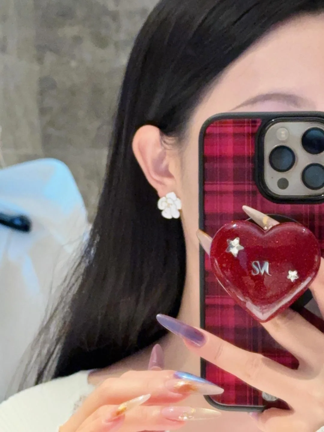 샤넬 카멜리아 더블 C 귀걸이 상세 이미지 8