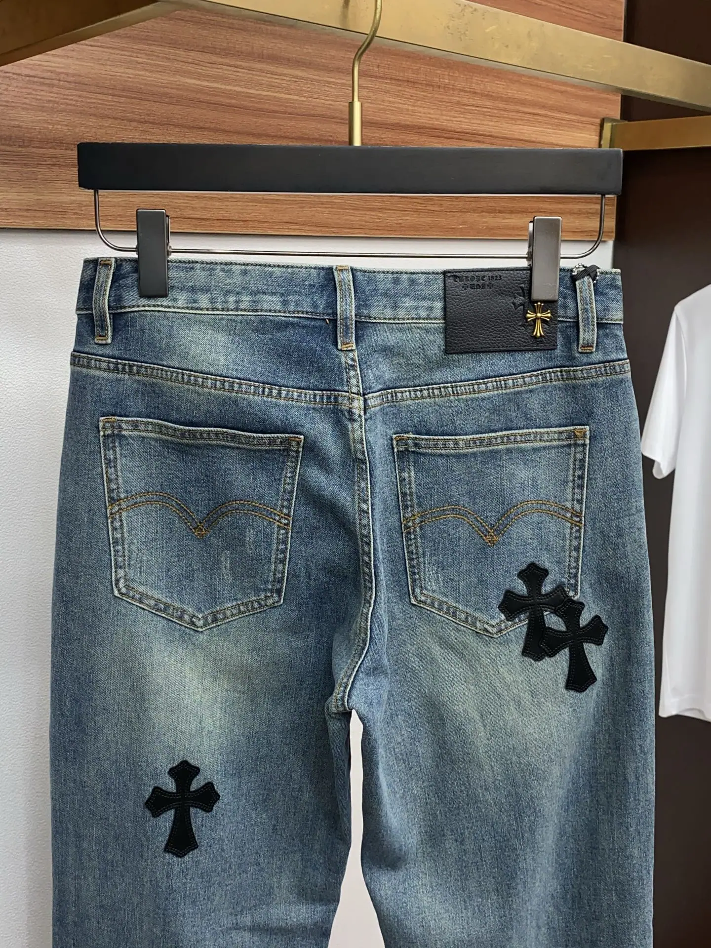 크롬하츠 데님 바지 상세 이미지 9