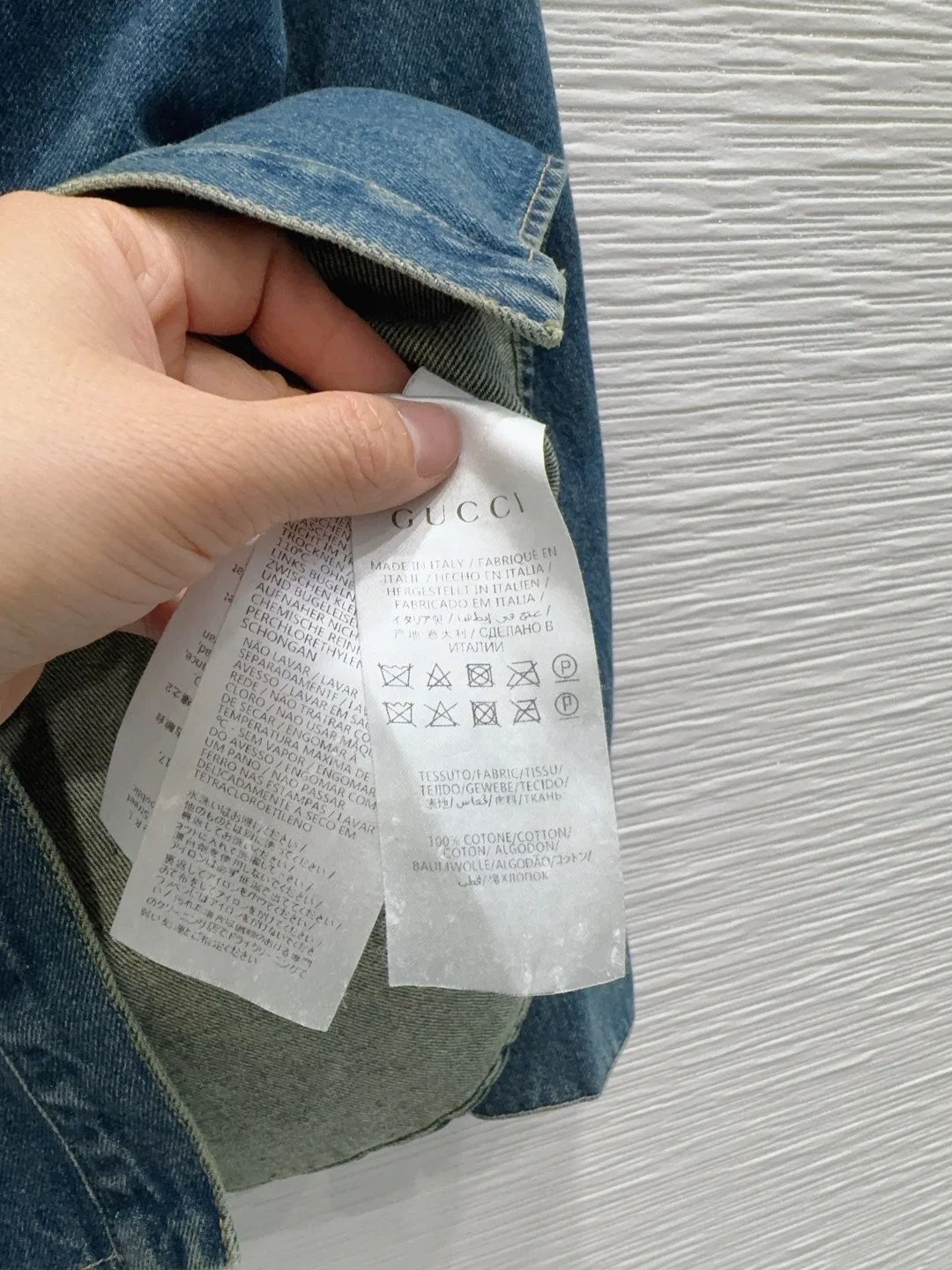 구찌 여성 데님 셔츠 상세 이미지 7