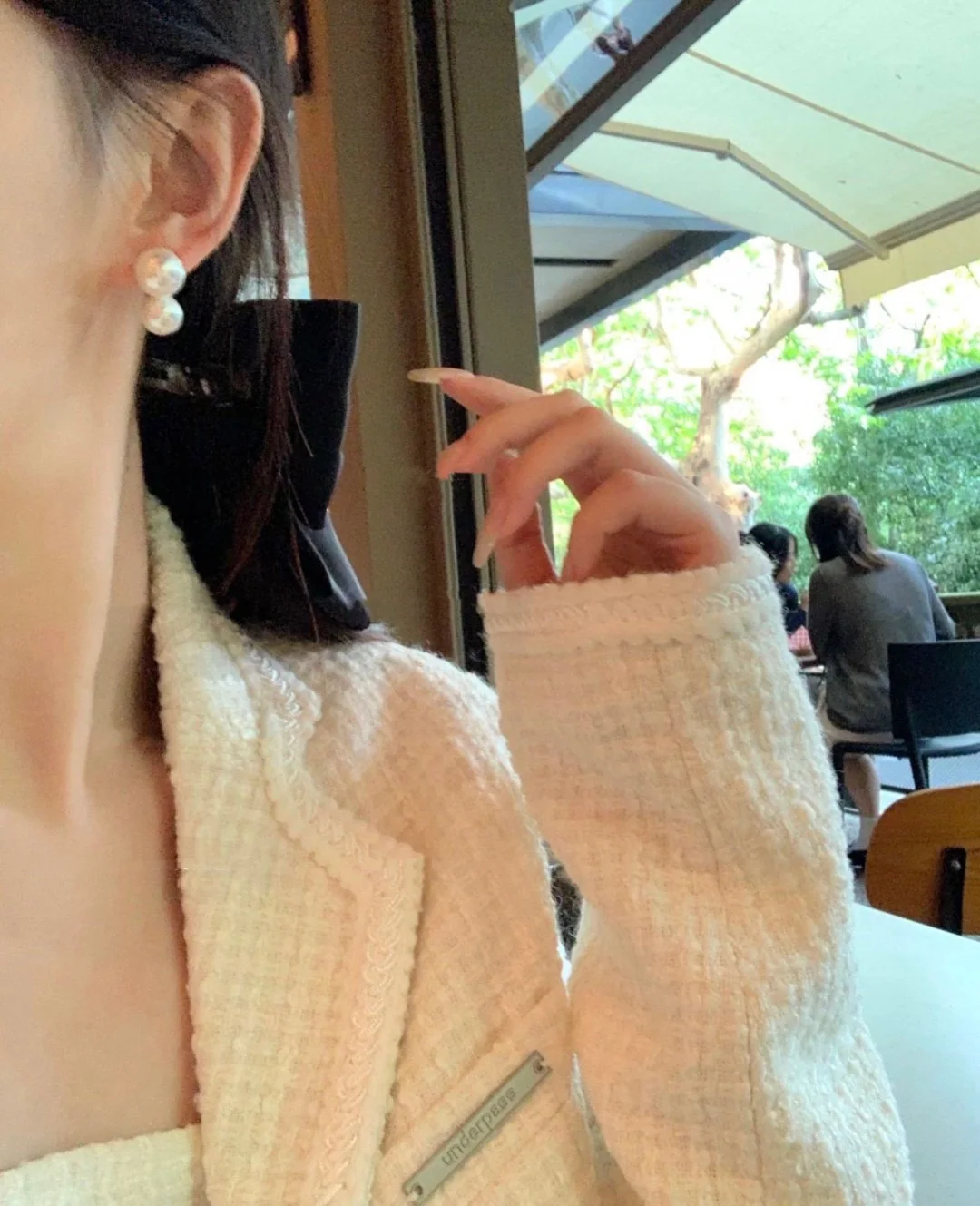 셀린느 더블 펄 스터드 귀걸이 상세 이미지 3