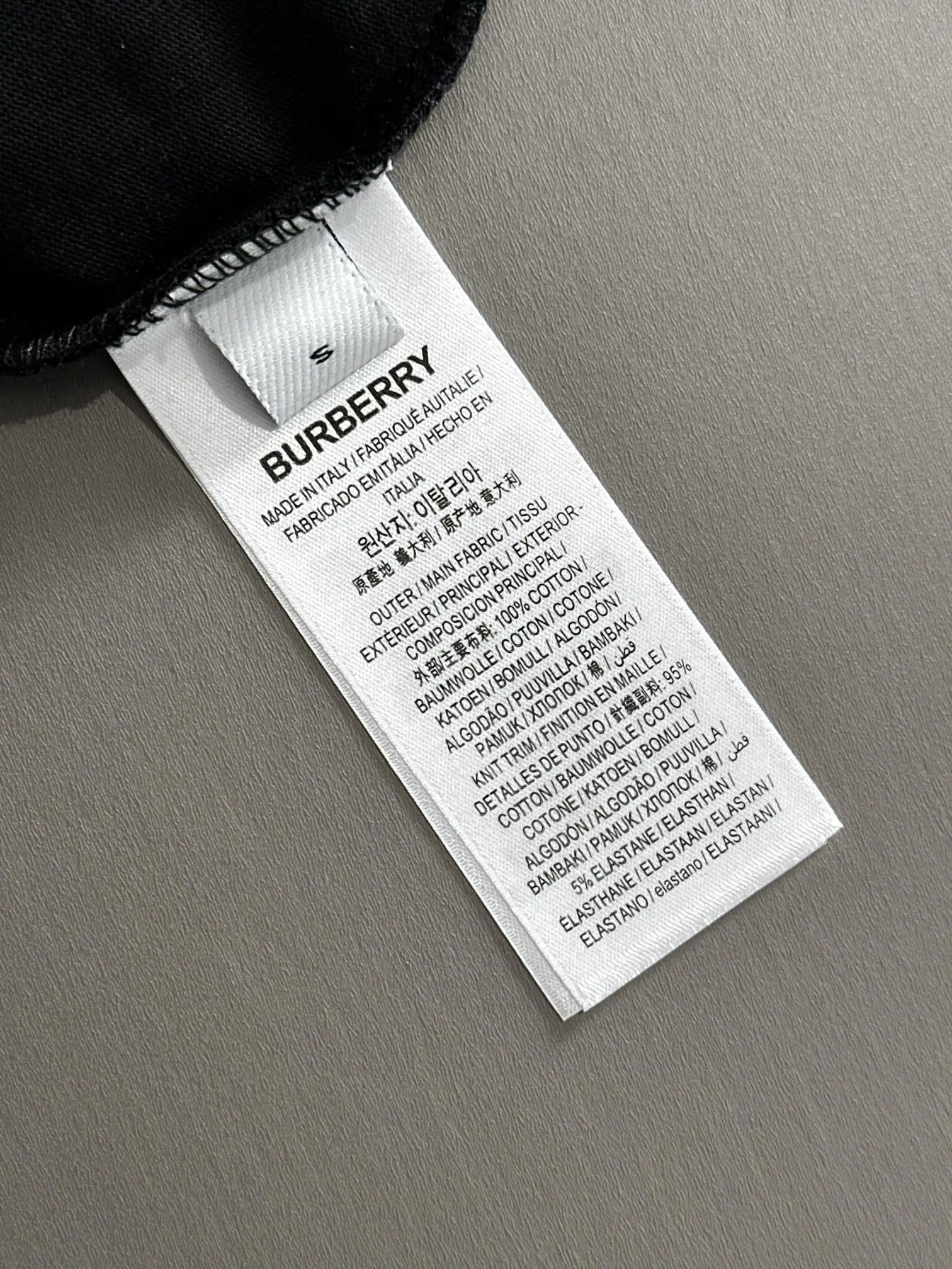 버버리 뉴 클래식 체크 패치워크 자수 남여공용 반팔 티셔츠 상세 이미지 7