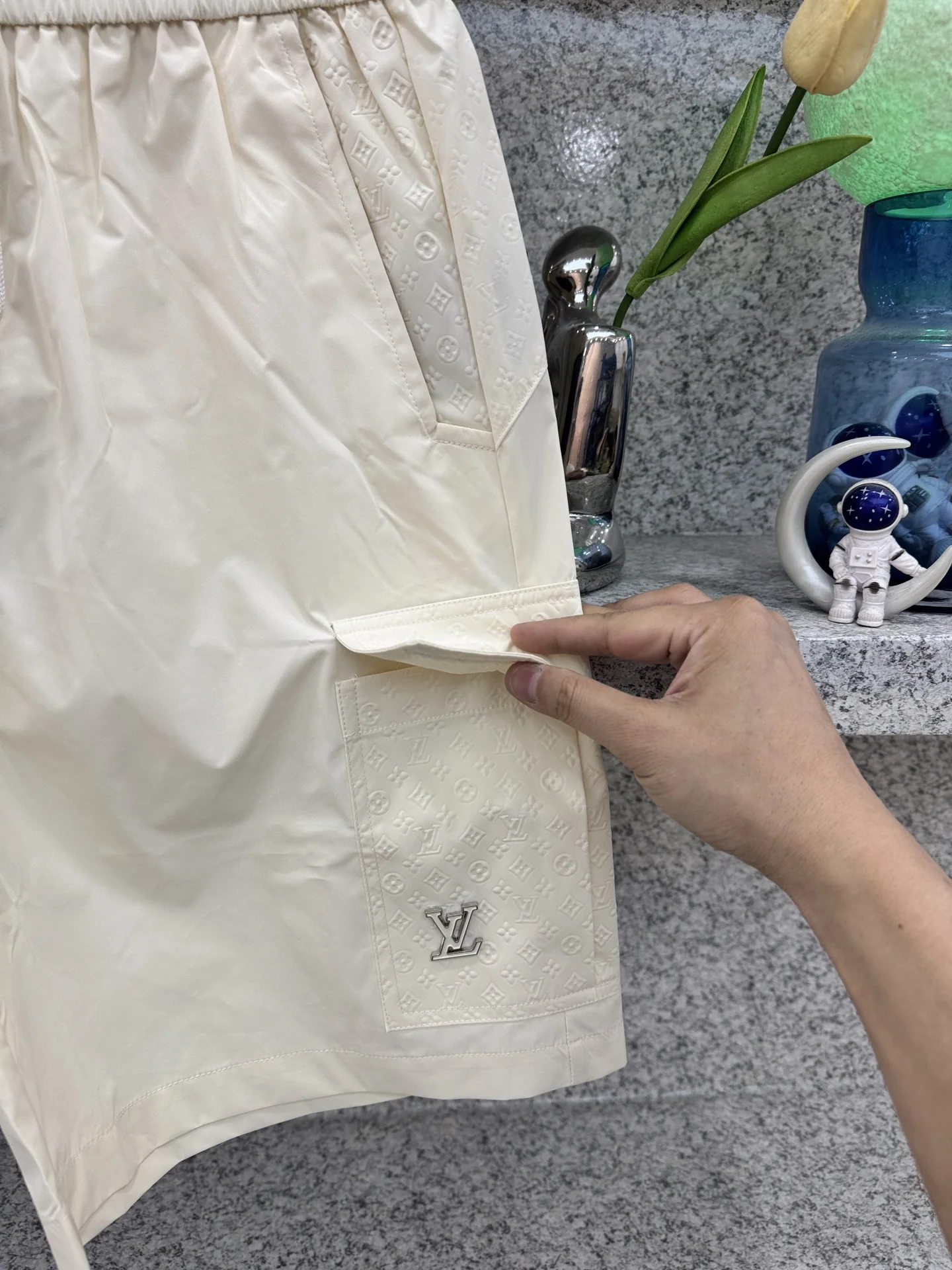 루이비통 남성 통기성 반바지 상세 이미지 5