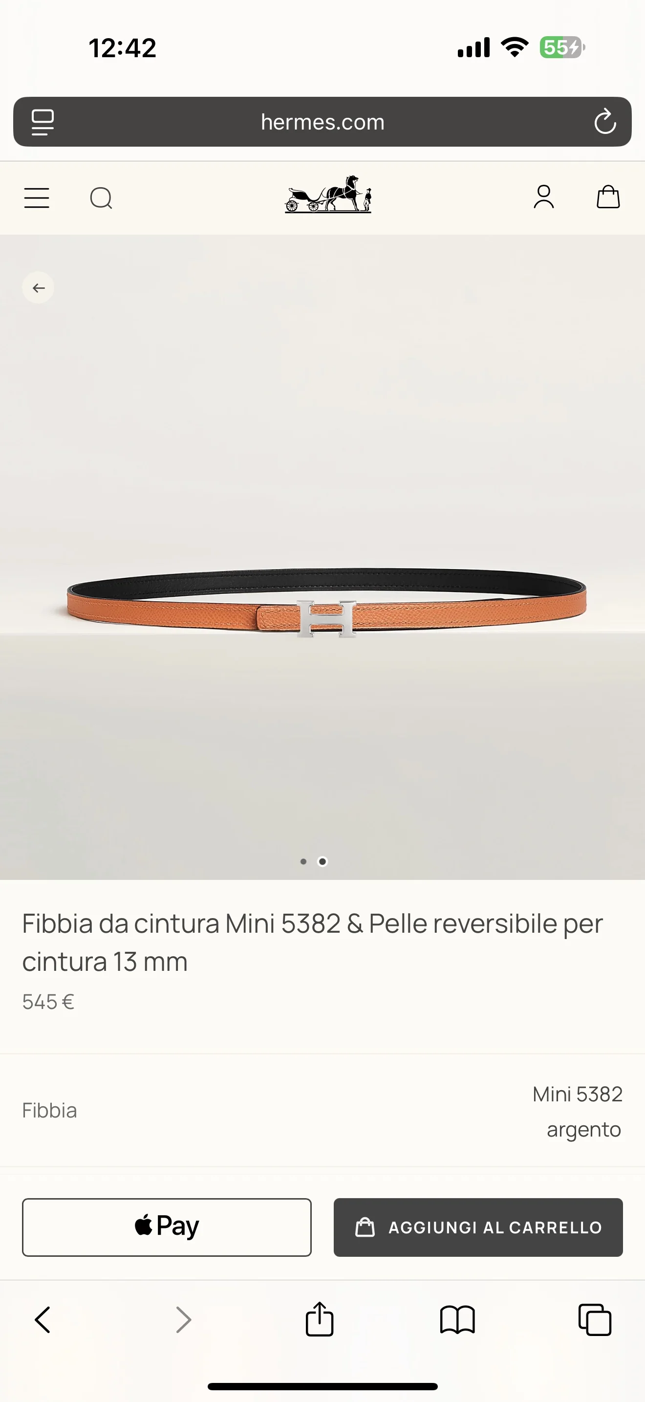 에르메스 벨트 58933 Hermes Belt 상세 이미지 2