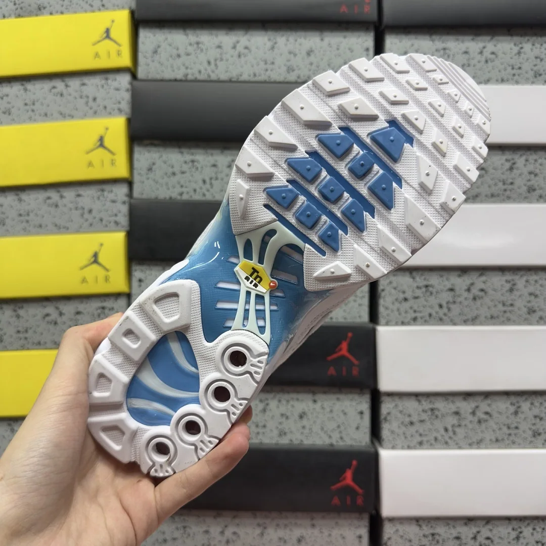나이키 [BD] 에어 맥스 플러스 화이트 블루 블랙 DJ6124-102 201916 Nike Air Max Plus 상세 이미지 8
