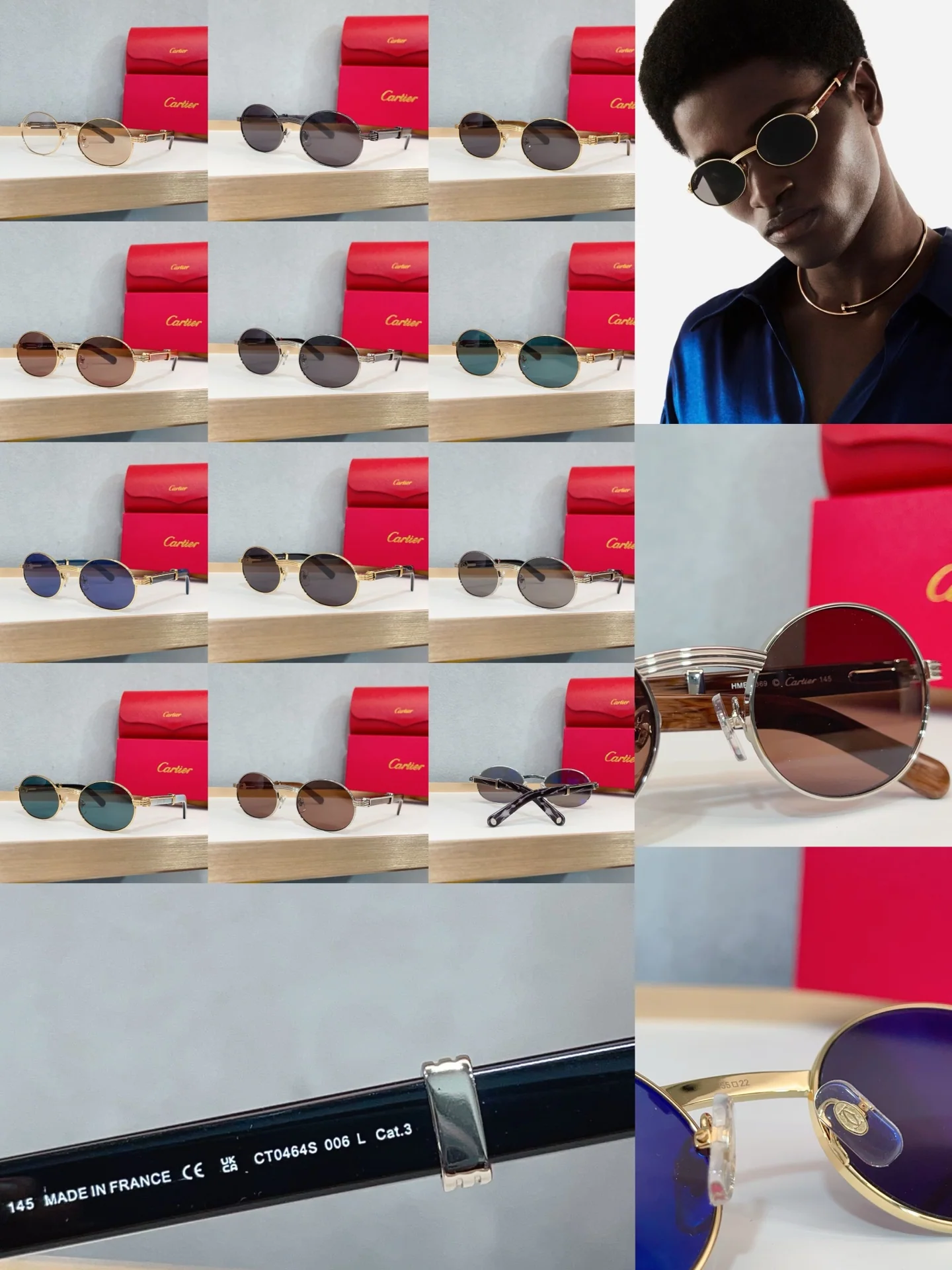까르띠에 선글라스 72219 Cartier Sunglasses 상세 이미지 1