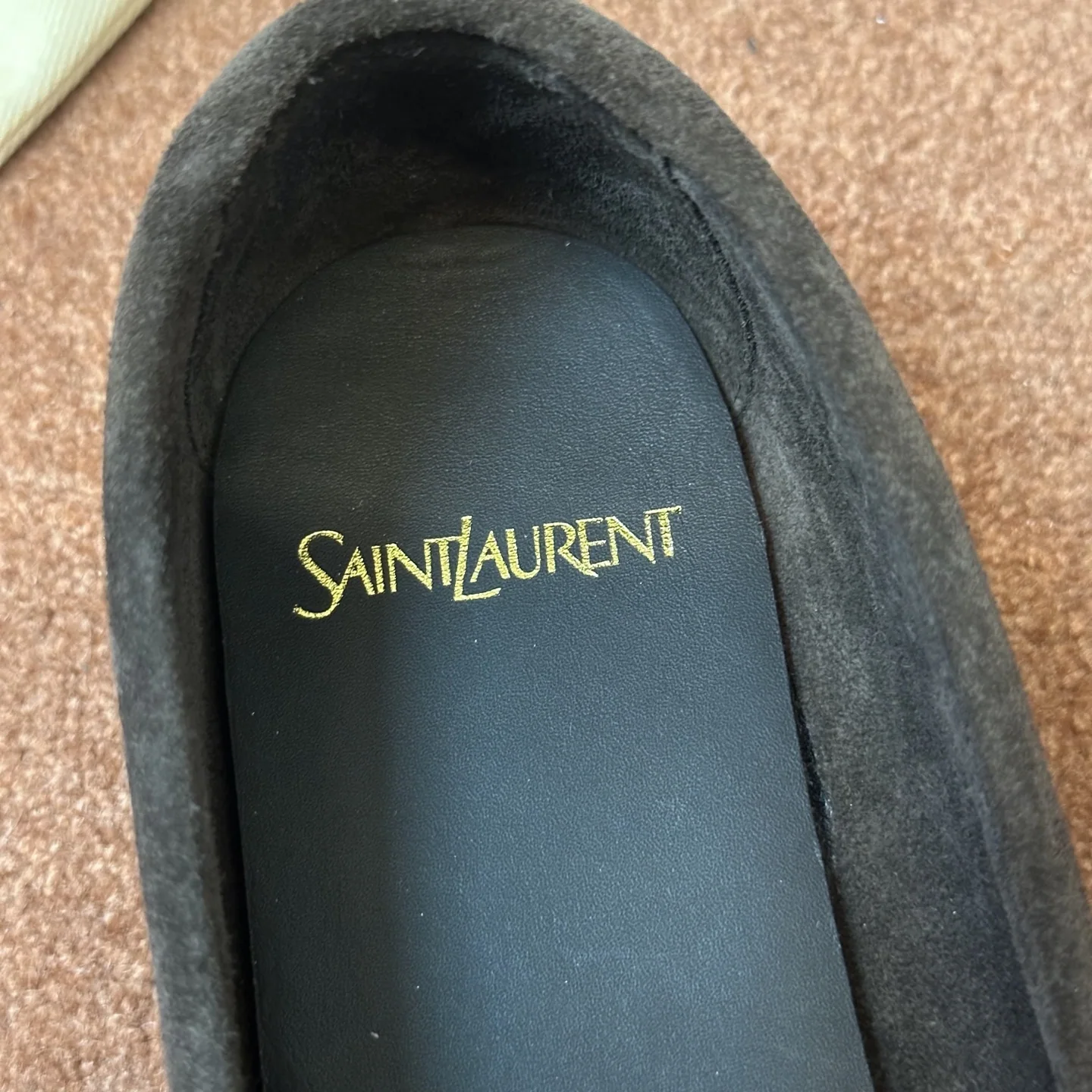 생로랑 YSL 앞코 덮인 뮬 로퍼 상세 이미지 4