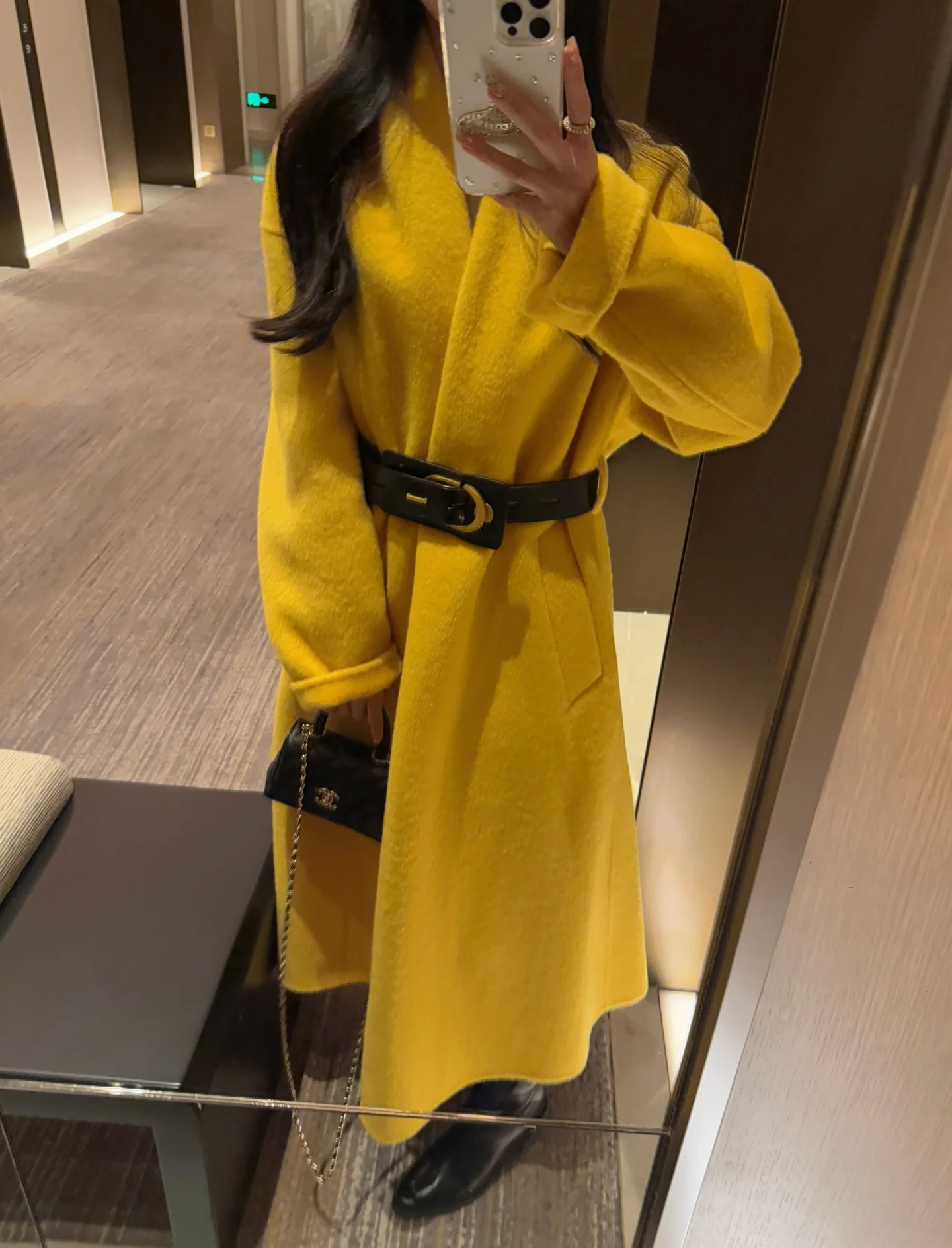 디올 알파카 울 벨티드 여성 자켓 154118