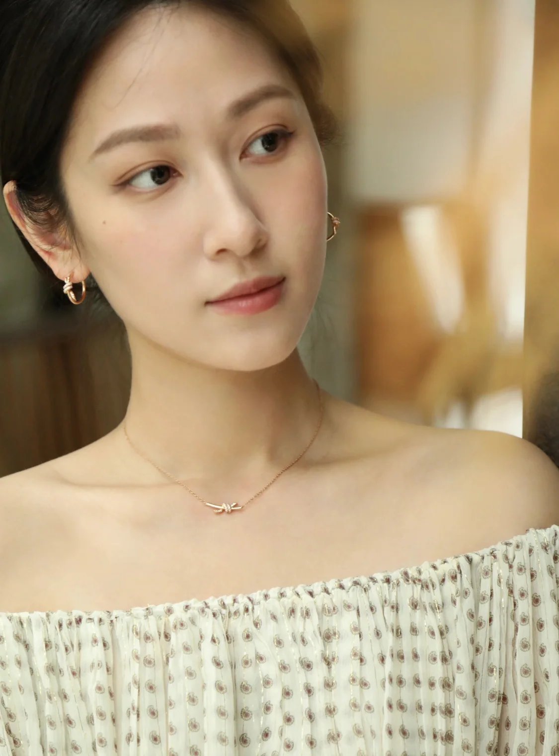 티파니 다이아몬드 로프 노트 후프 귀걸이 상세 이미지 9