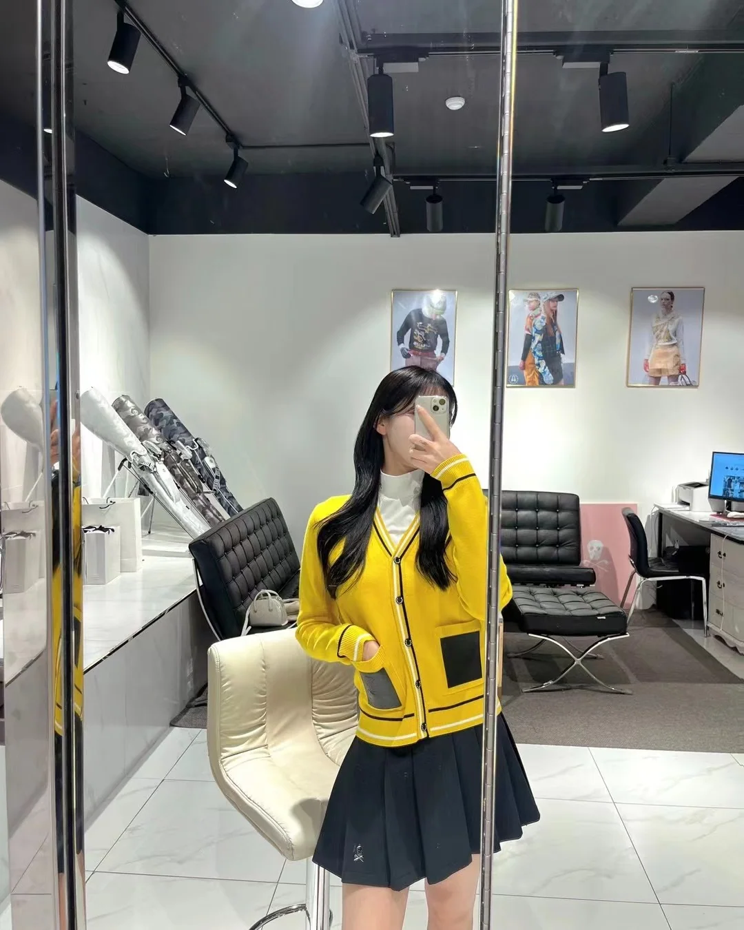 마크앤로나 여성 두꺼운 니트 가디건 상세 이미지 6