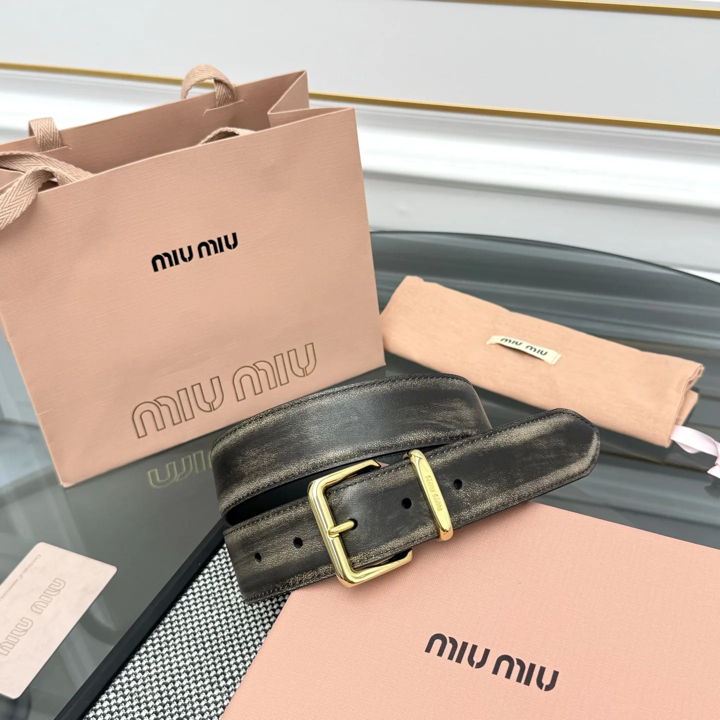 미우미우 벨트 57912 Miu Miu Belt 상세 이미지 2