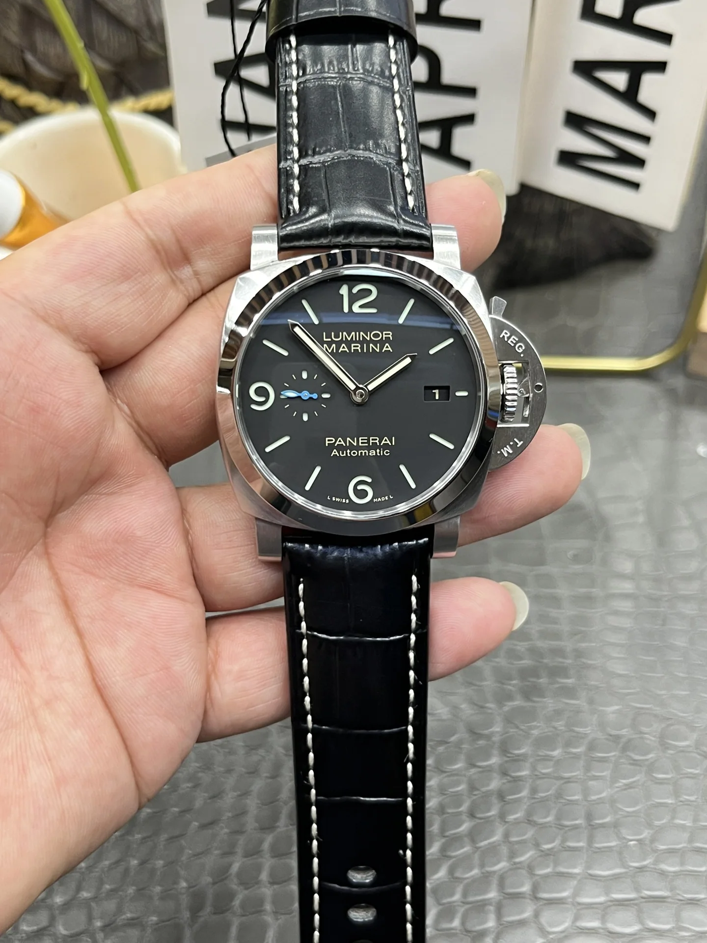 파네라이 PAM9010 자동 시계