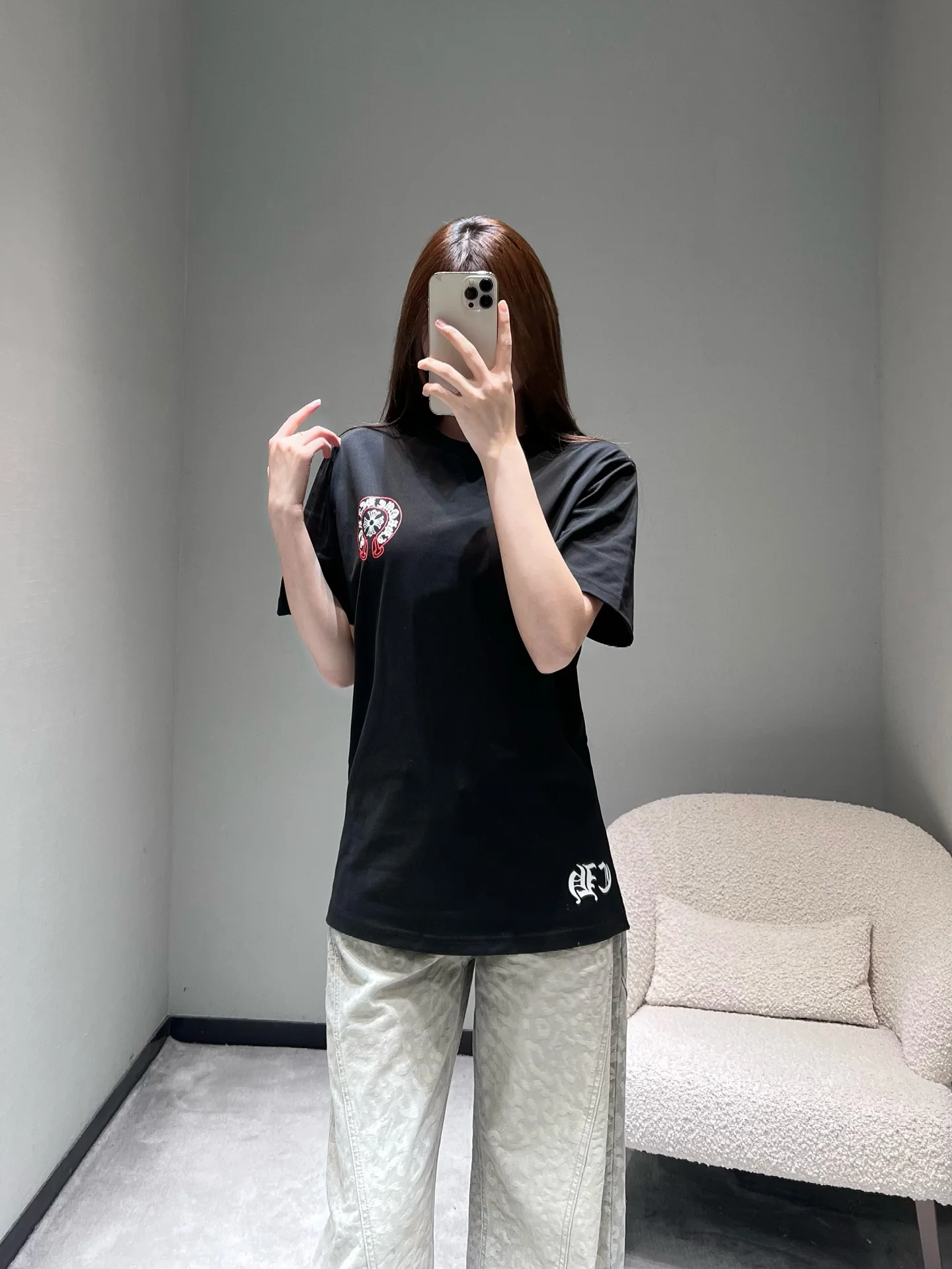 크롬하츠 여성 반팔 상세 이미지 3