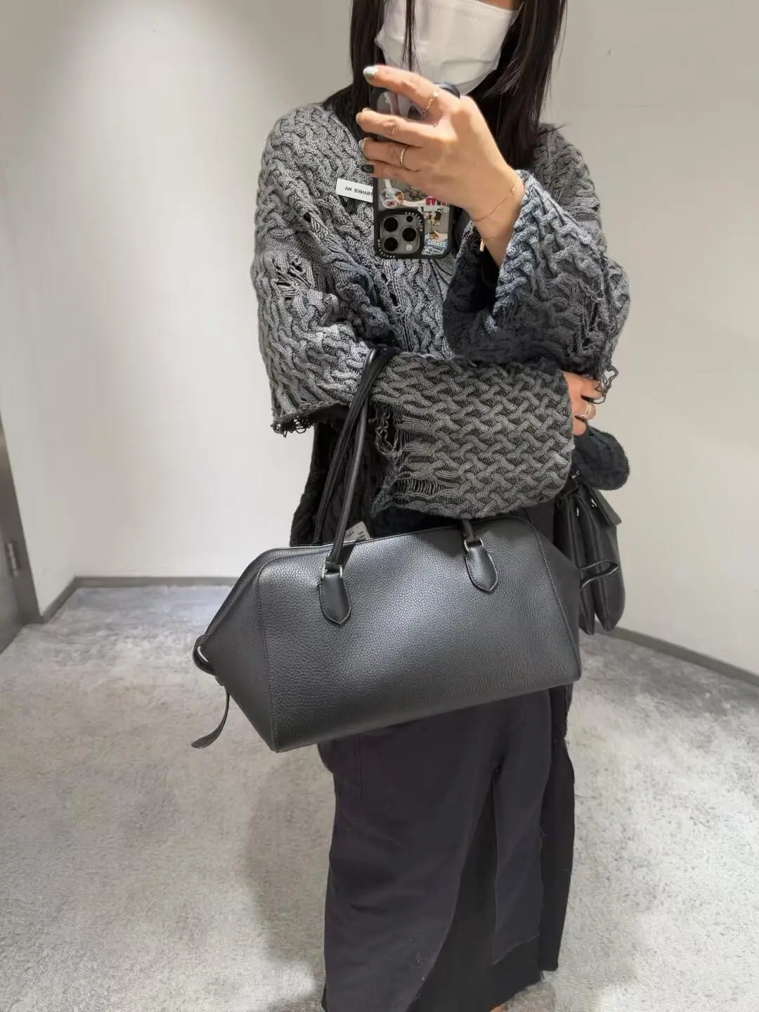 더로우 실크 원단 가방 상세 이미지 7