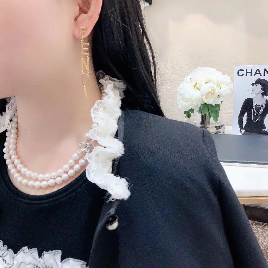 펜디 F 레터 귀걸이 상세 이미지 8