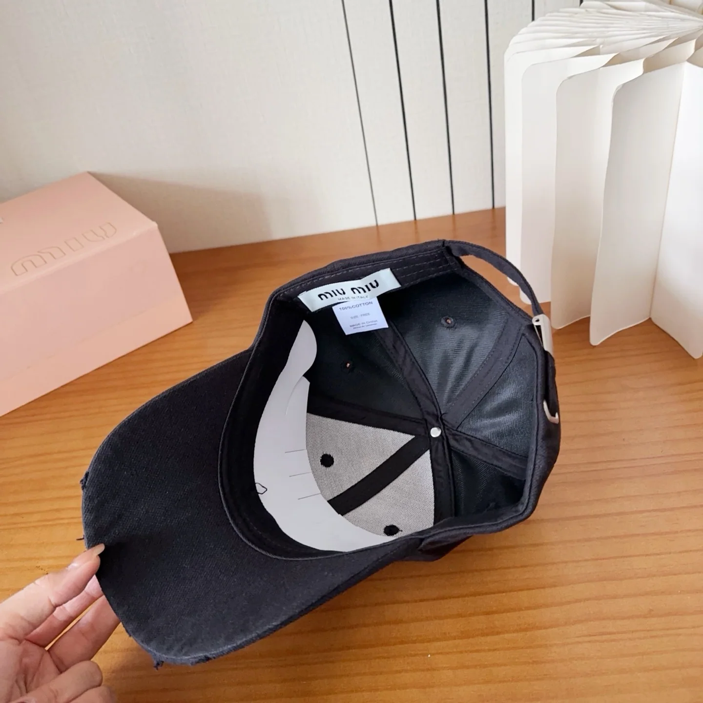 미우미우 모자 80858 Miu Miu Cap 상세 이미지 7
