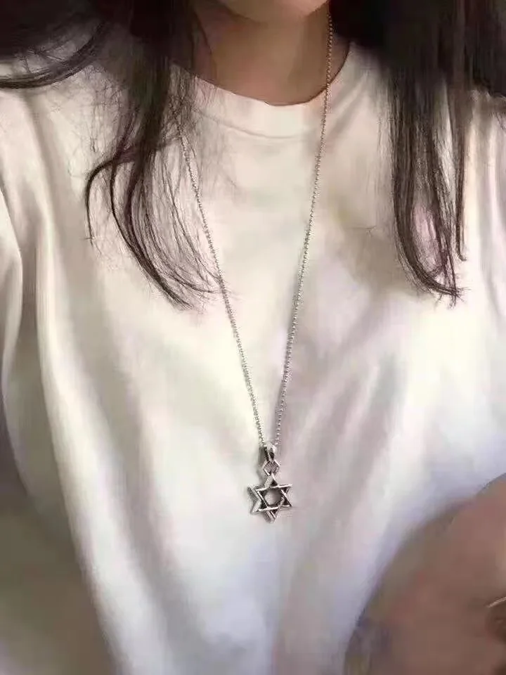 크롬하츠 크로미 하트 육각별 목걸이 CX027 상세 이미지 9
