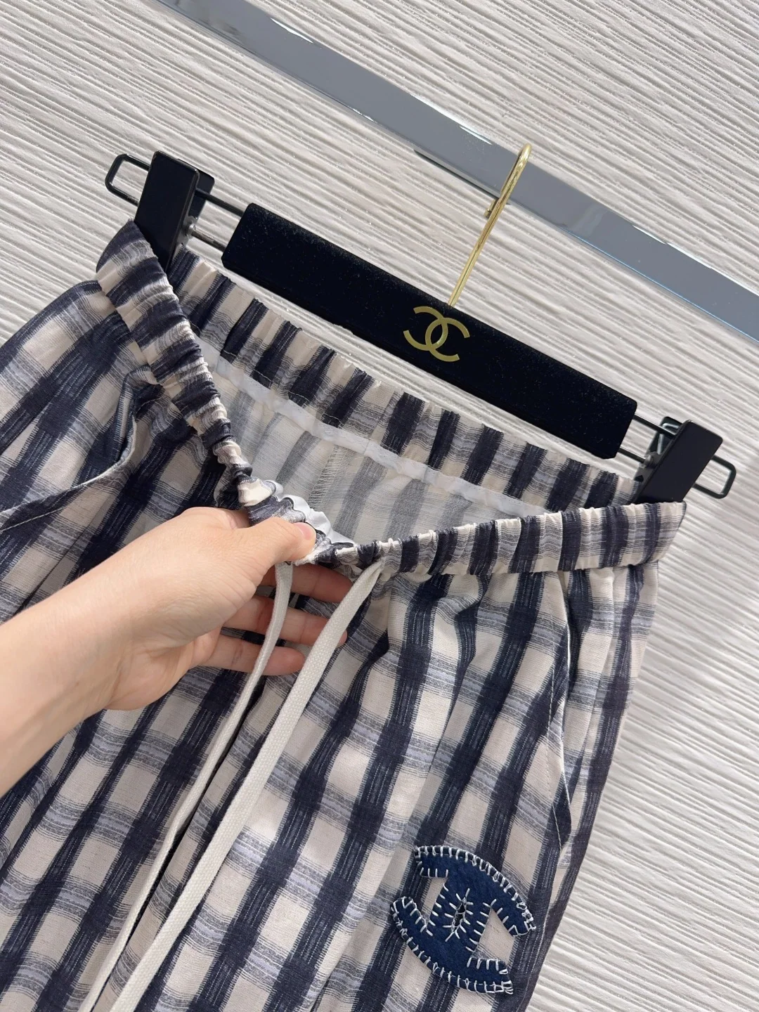 샤넬 여성 린넨 바지 상세 이미지 8