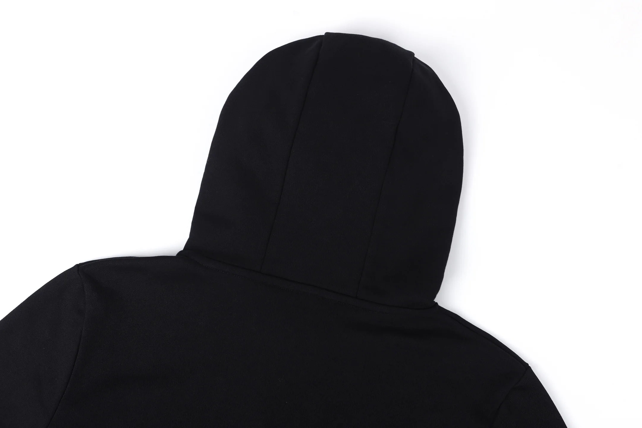 몽클레어 로고 자수 코마 코튼 후드티 상세 이미지 4