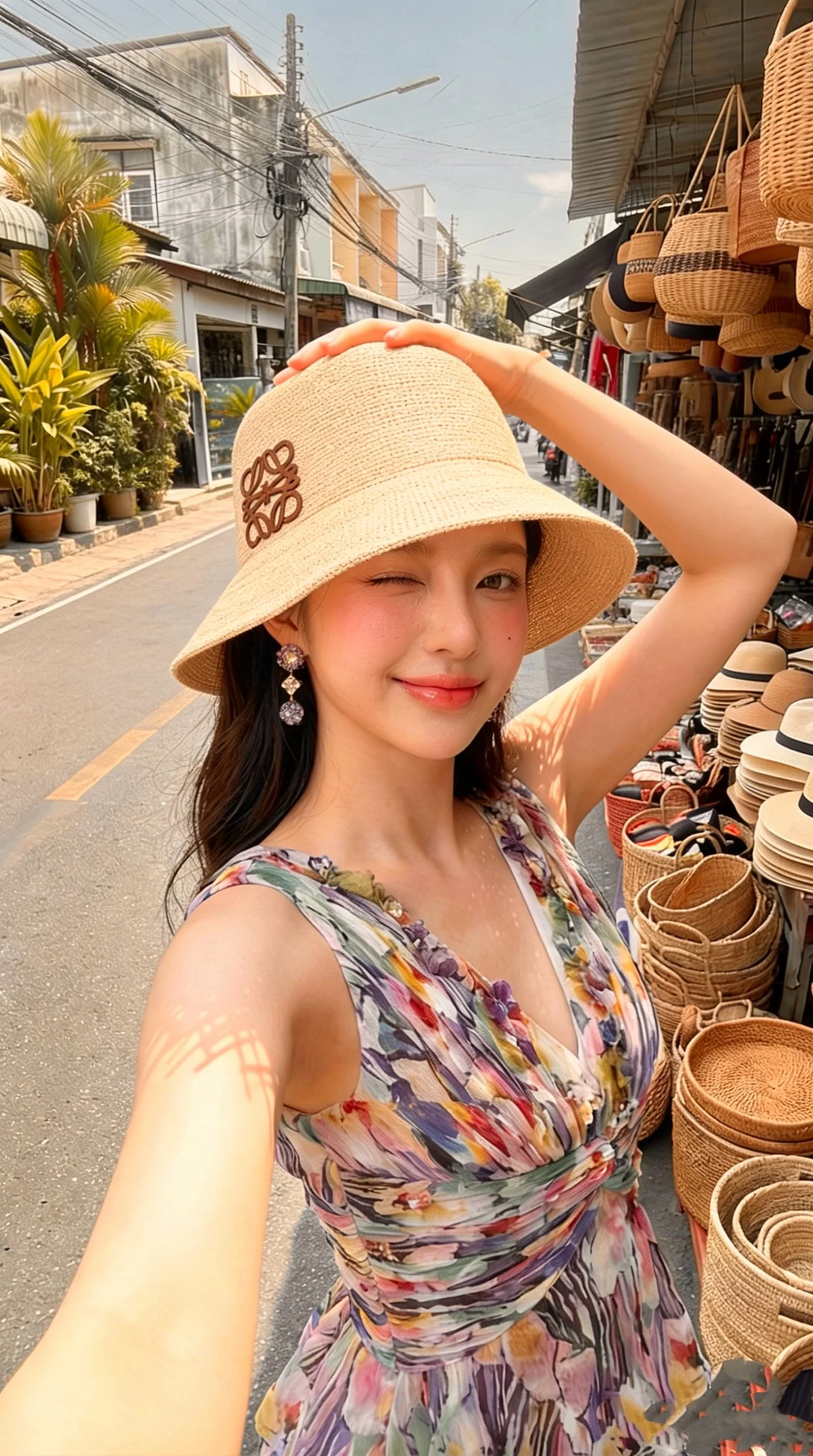 로에베 스트로 로고 캡 상세 이미지 1