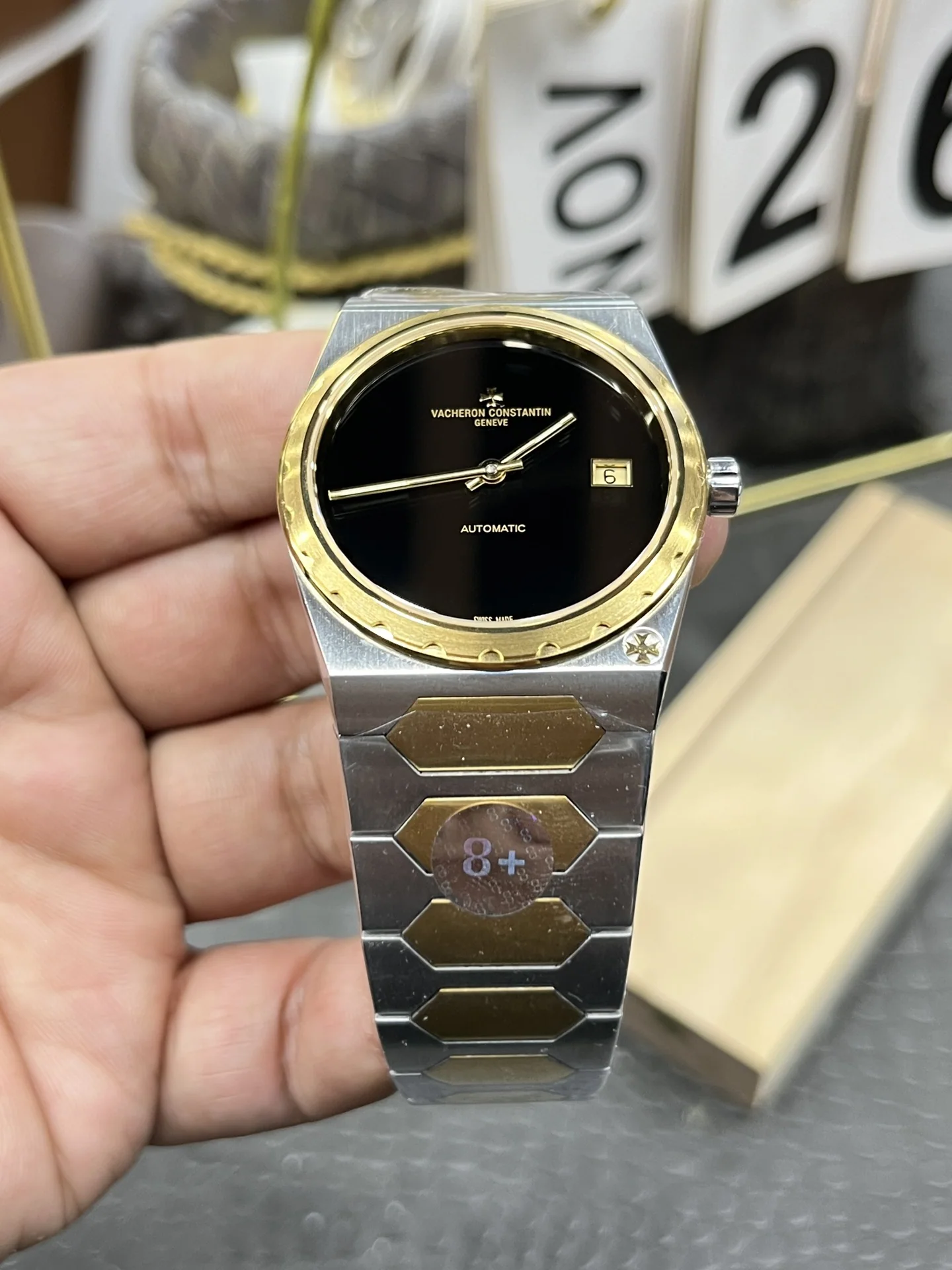 바쉐론콘스탄틴 바쉐론 콘스탄틴 히스토릭 222 2 핸즈 자동 8+ 공장 레플리카 43588 Vacheron Constantin 상세 이미지 6