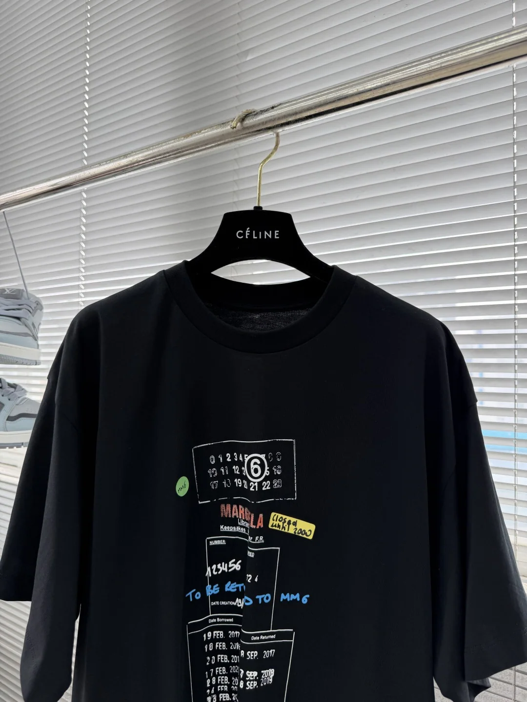 마르지엘라 프린트 크루넥 반팔티셔츠 2026 SS 상세 이미지 2