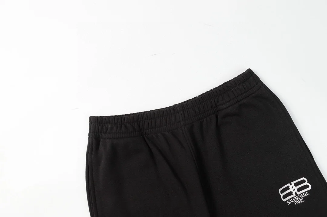 발렌시아가 더블B 자수 와이드 스웨트팬츠 남성 바지 상세 이미지 8